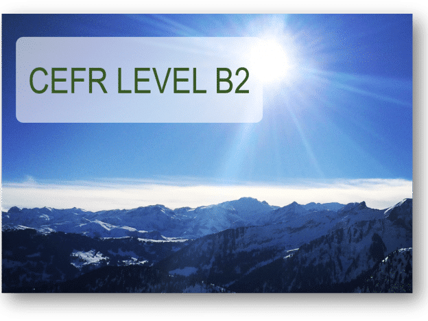 CEFR Level B2 vocabulary