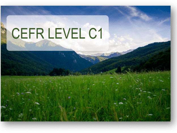 CEFR Level C1 vocabulary